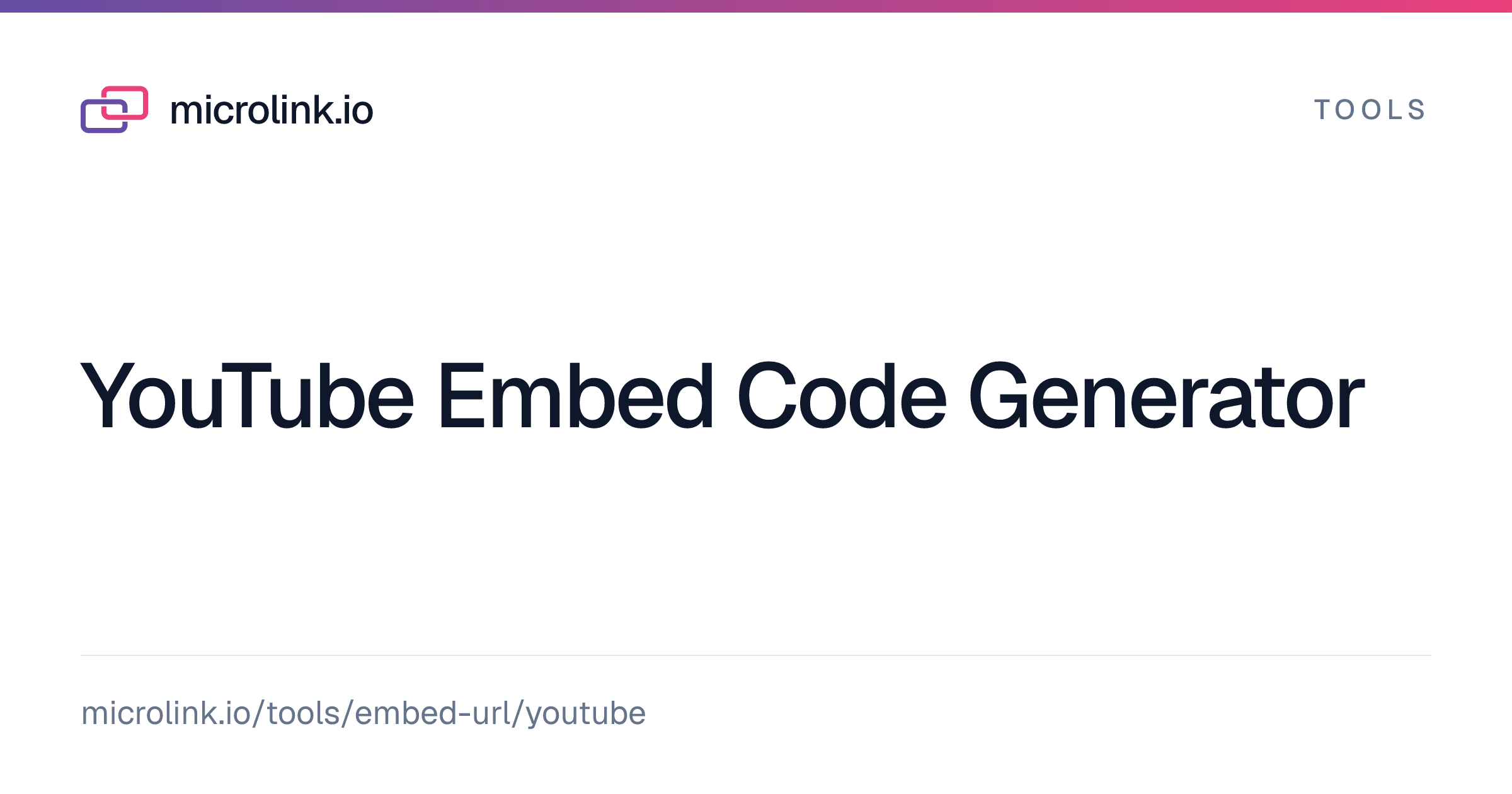 YouTube Embed Code Generator — Embed Any YouTube Video
